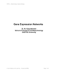 Gene Expression Networks
