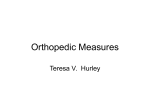 Orthopedic Measures