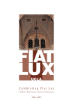 Celebrating Fiat Lux - Undergraduate Education Initiatives (UEI)