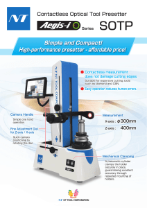 Simple and Compact! High-performance presetter