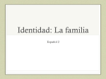 Identidad: La familia