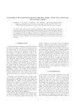 Controlling surface statistical properties using bias voltage: Atomic