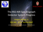 The RSS-NIR Detector System Progress