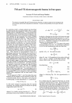 TM and TE electromagnetic beams in free space