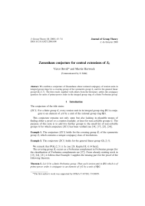 Zassenhaus conjecture for central extensions of S5