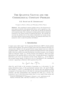 The Quantum Vacuum and the Cosmological Constant Problem