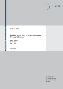 Real Unit Labour Costs in Eurozone Countries: Drivers and