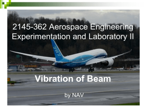 Vibration of Cantilever Beam