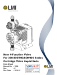 New 4-Function Valve For 300/400/700/800/900 Series Cartridge