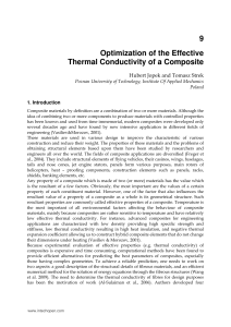 9 Optimization of the Effective Thermal Conductivity of