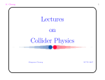 Lectures on Collider Physics