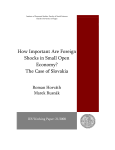 How Important Are Foreign Shocks in Small Open