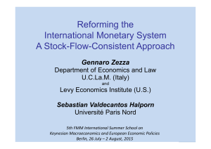 Reforming the International Monetary System A Stock