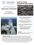 Discourse of Disaster