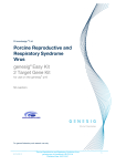 Porcine Reproductive and Respiratory Syndrome Virus genesig
