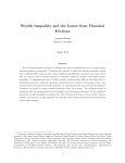 Wealth Inequality and the Losses from Financial