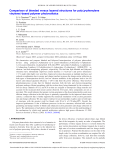 Comparison of blended versus layered structures for poly„p