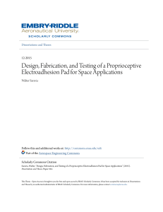 Design, Fabrication, and Testing of a Proprioceptive