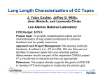 Long Length Characterization of CC Tapes
