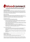 INTERNSHIP OPPORTUNITIES WITH BLOODCONNECT About
