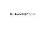 rules/literature - IS MU