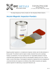 Ancolor Magnetic Inspection Powders