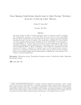 Does Raising Contribution Limits Lead to More Saving? Evidence