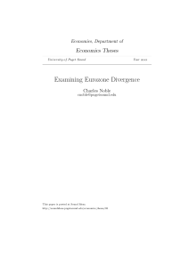 Examining Eurozone Divergence - Sound Ideas