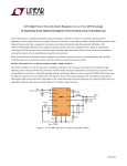42V High Power Density Buck Regulators in a Tiny QFN Package