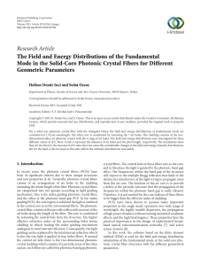 The Field and Energy Distributions of the Fundamental Mode in the