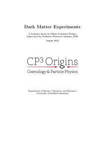 Dark Matter Experiments