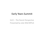 Early Years Summit - Children in Scotland