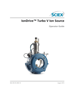 IonDrive™ Turbo V Ion Source Operator Guide