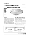 Thermal Fire Detectors