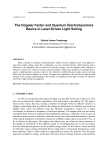 The Doppler Factor and Quantum Electrodynamics Basics in Laser