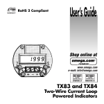 Two-Wire Current Loop Powered Indicators