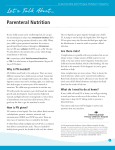 Parenteral nutrition - Intermountain Healthcare