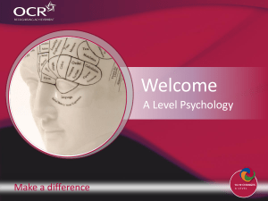Psychology - Get ready presentation