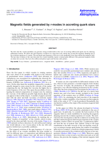 Magnetic fields generated by r-modes in accreting quark stars