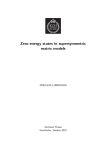 Zero-energy states in supersymmetric matrix models