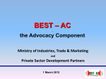 BEST-AC, the Advocacy Component