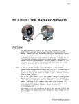 MF1 Multi-Field Magnetic Speakers