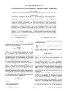 Generalized variational principle for excited states using nodes of