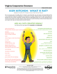 kids kitchen: what is fat?
