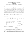 Nonlinear Thermal Conduction