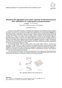 Simulating the aggregation and surface reactivity of