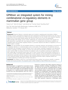 GPMiner: an integrated system for mining combinatorial cis