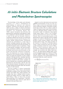 Ab initio Electronic Structure Calculations and