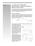 Clamp-On Ground Resistance Measurement