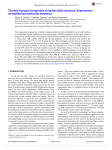 Thermal transport properties of halide solid solutions: Experiments